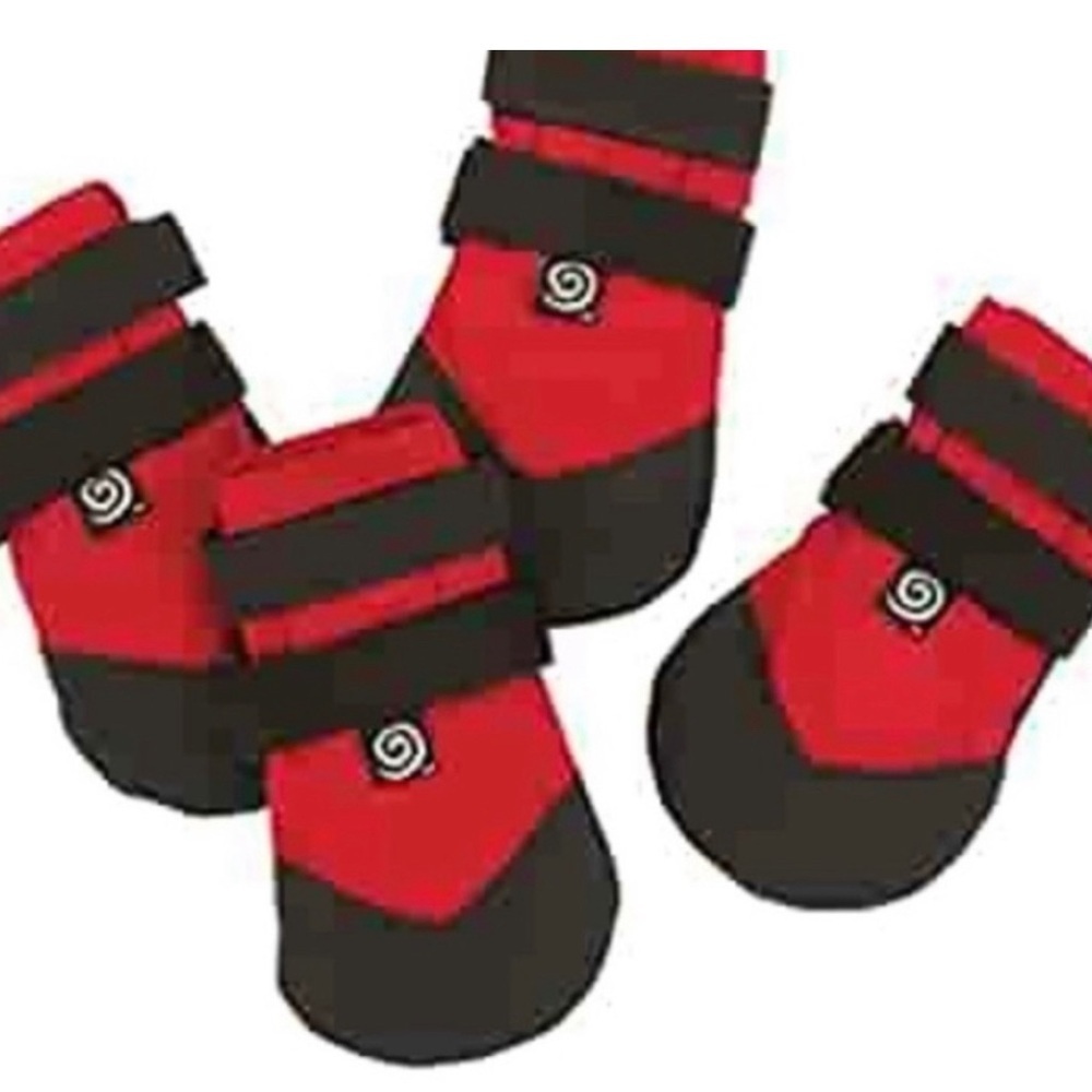 𝅺NIP Ultra Paws Rugged Dog Boots and Paw Protectors for Medium Dogs Size 7